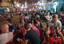 Pham Ngu Lao Street in Ho Chi Minh City